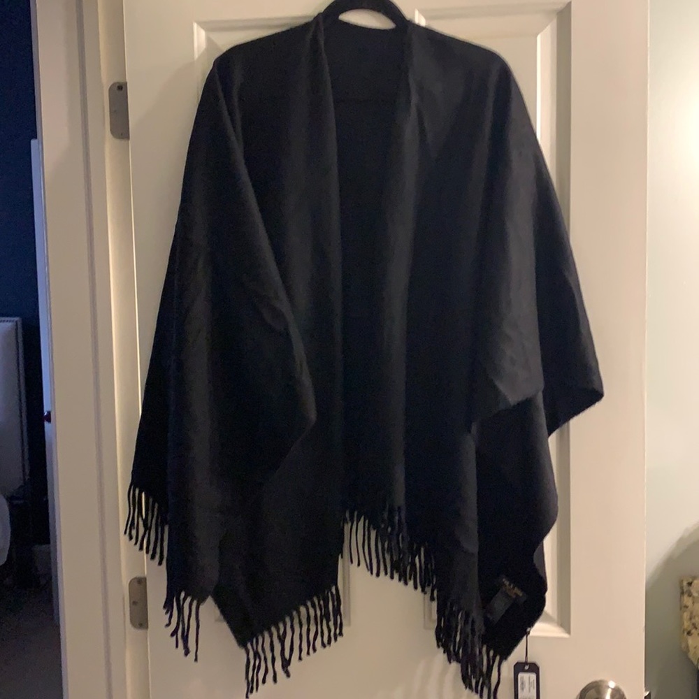 Cashmere Midnight Poncho